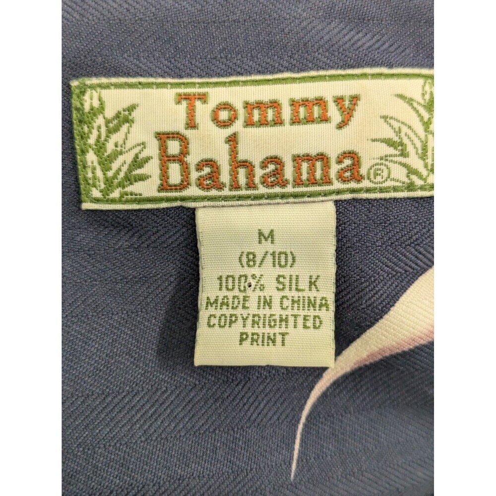 100% Silk Tommy Bahama Floral Hawaiian Top Wrap Skirt Set sz M Lily Resortwear - Picture 14 of 14